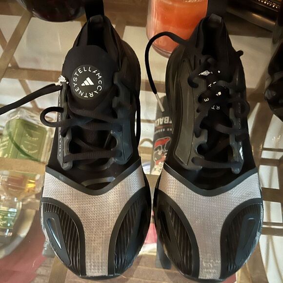 Stella McCartney Black and Gray sneakers size 7 - Picture 2 of 3